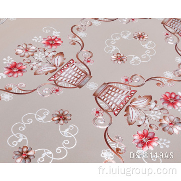 Tissu de couverture de table en lin blanc de bannière de promotion